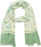 Kate Spade New York painters garden oblong scarf