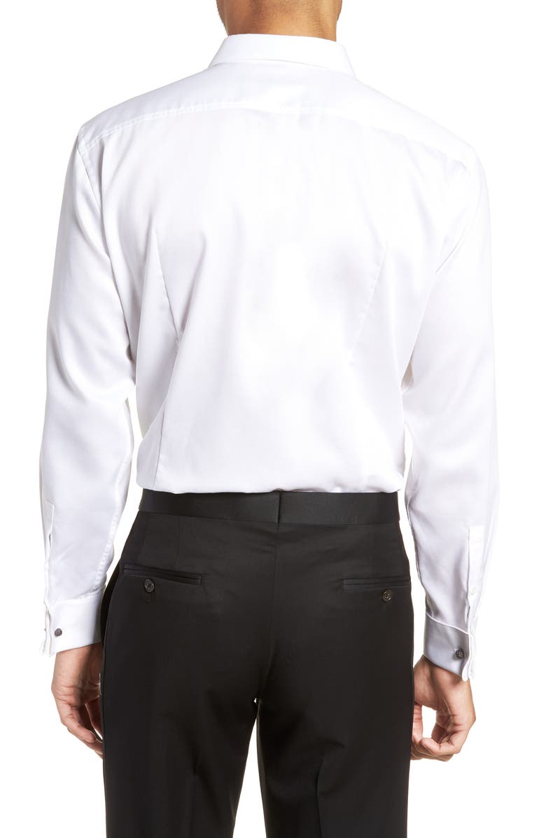 BOSS Jasper Slim Fit Tuxedo Shirt, Alternate, color,