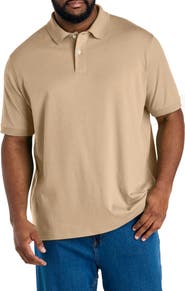 Harbor Bay by DXL Big & Tall Interlock Polo Shirt