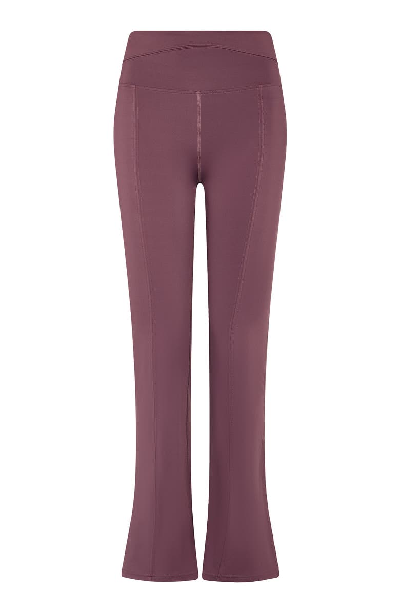 Born Living Yoga Saori Performance High Rise Sport Legging, Alternate, color, Dark Cherry