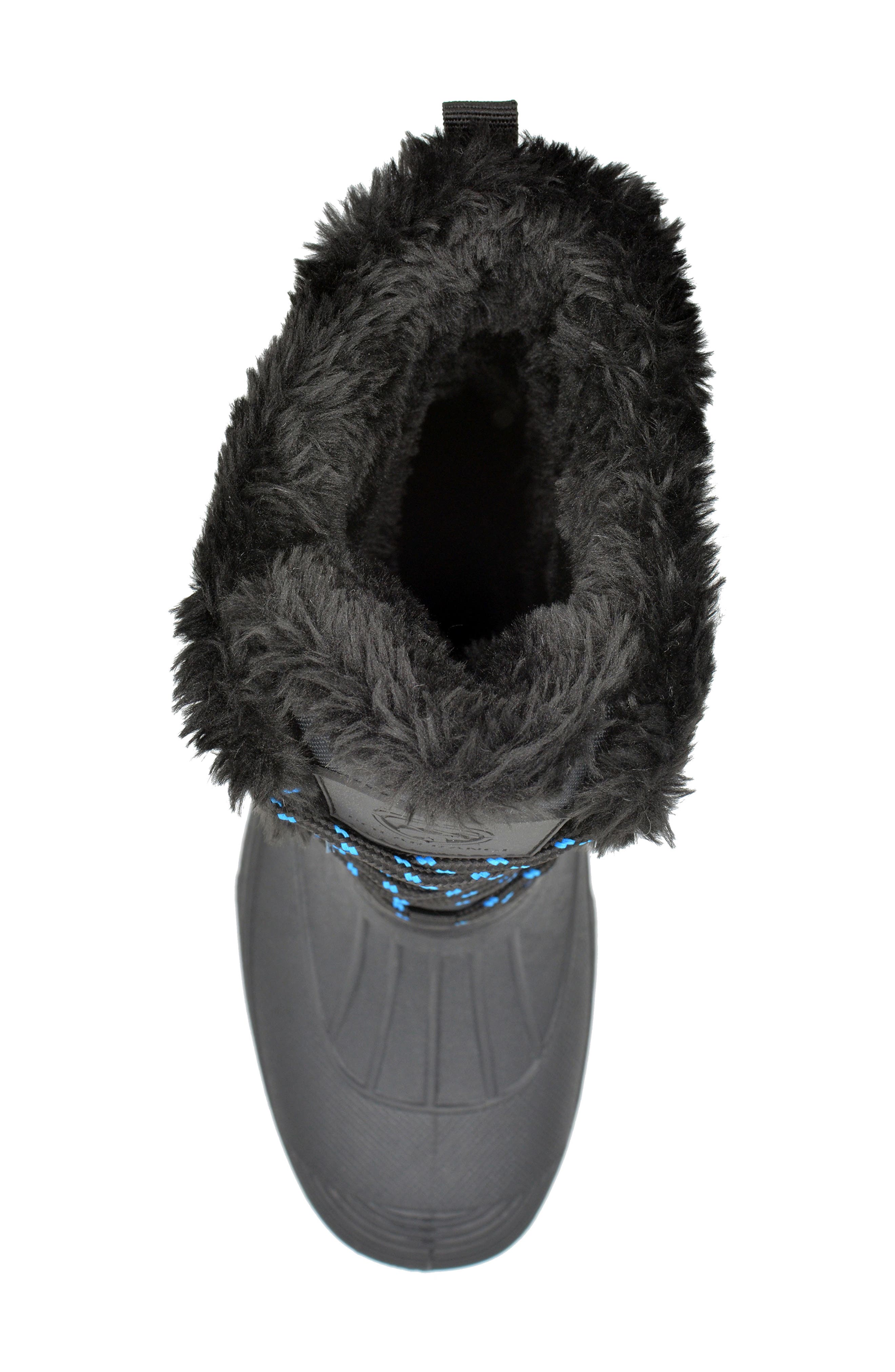 POLAR RANGE Decker Faux Fur Lined Snow Boot, Alternate, color, Navy