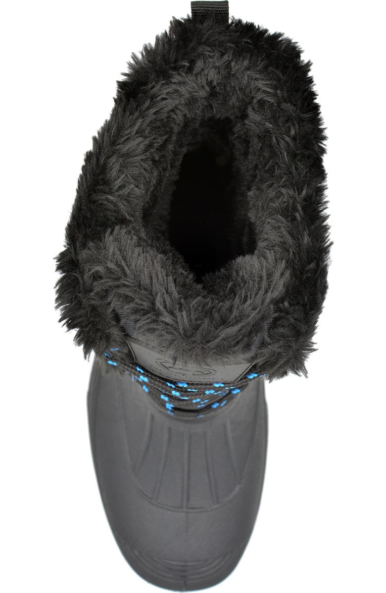 POLAR RANGE Decker Faux Fur Lined Snow Boot, Alternate, color, Navy