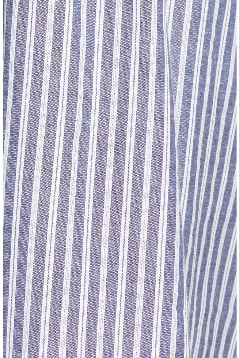 Rhodes Stripe Smocked Bodice Cotton Poplin Dress, Alternate, color, TATUS STRIPE