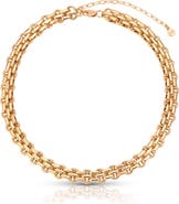 Ettika Thick Box Chain Necklace