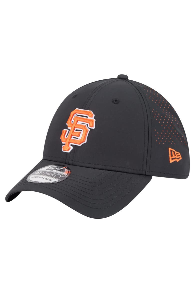Men's New Era  Black San Francisco Giants Night 39THIRTY Flex Hat, Main, color, Black