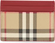 Burberry Sandon Check Card Case