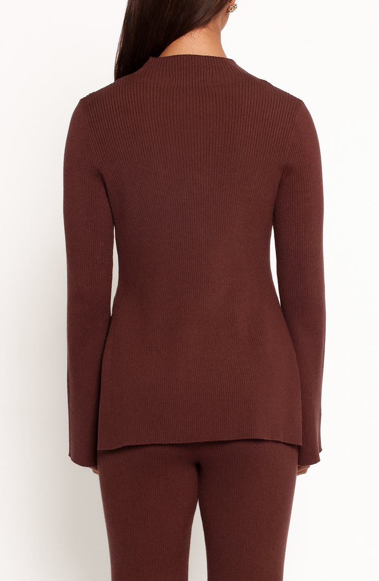 Petal & Pup Adrienne Knit Top, Alternate, color, Chocolate