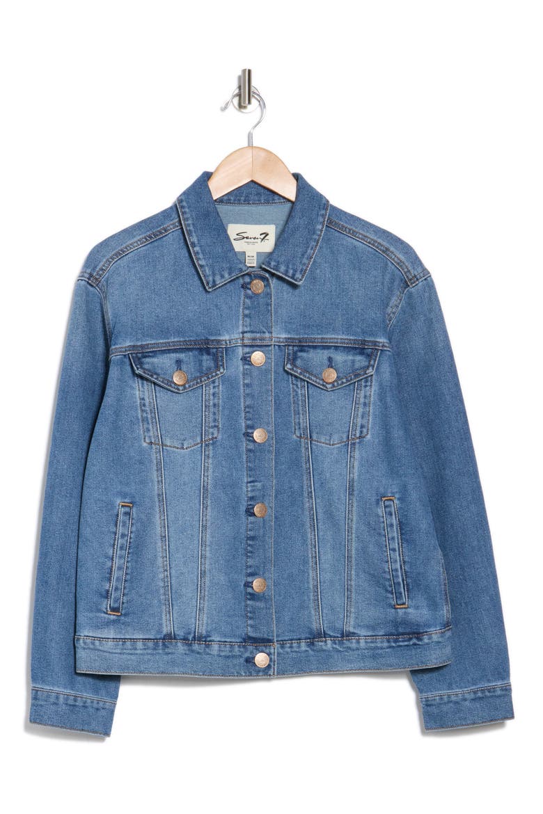 Denim Trucker Jacket, Alternate, color, HILO