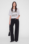 ANINE BING Johnny Cropped Tee