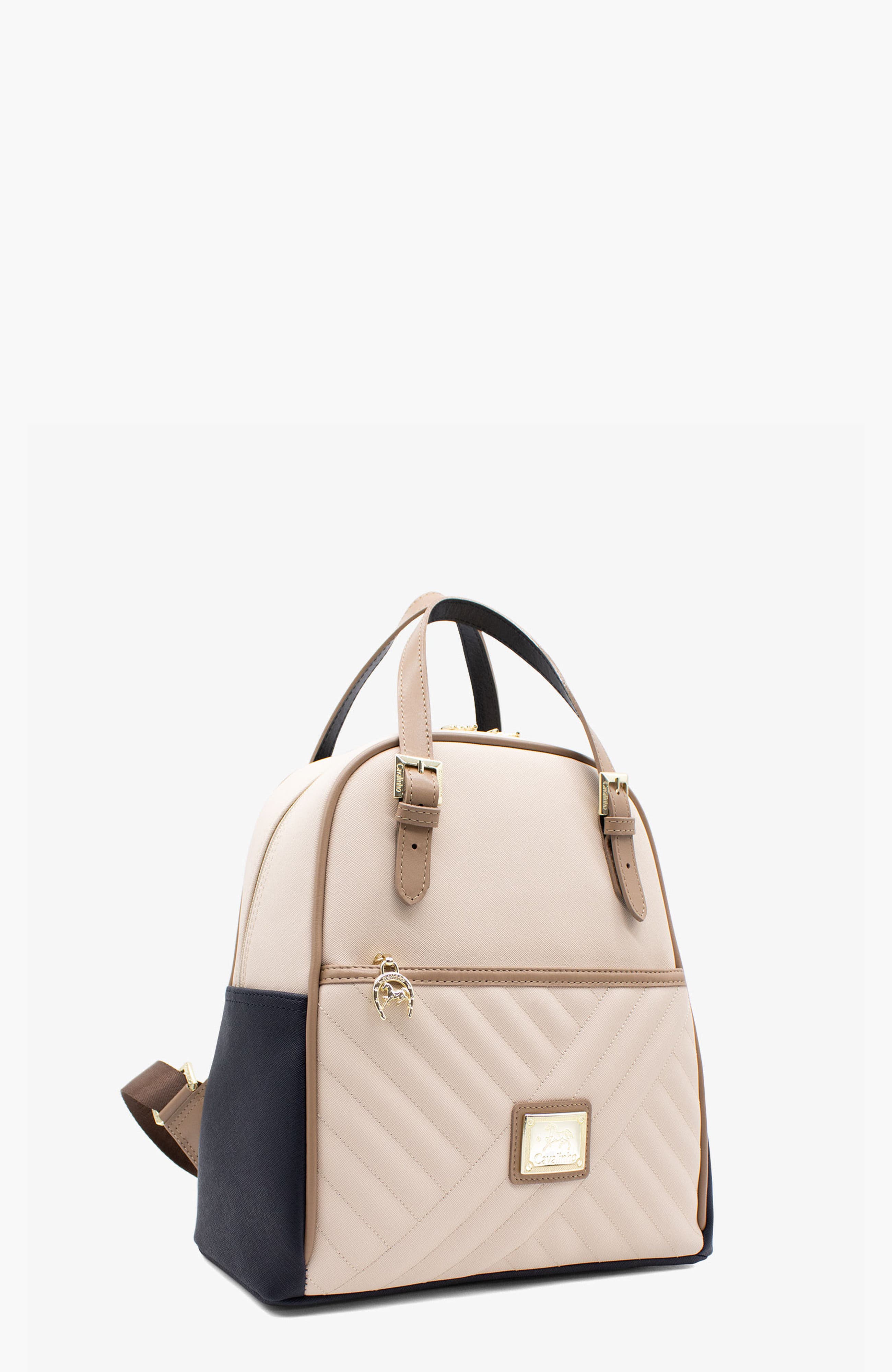 Charming 519 Backpack, Alternate, color, Navy / Tan / Beige