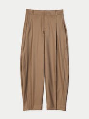 Gobi Cashmere Barrel-Leg Cashmere Pants