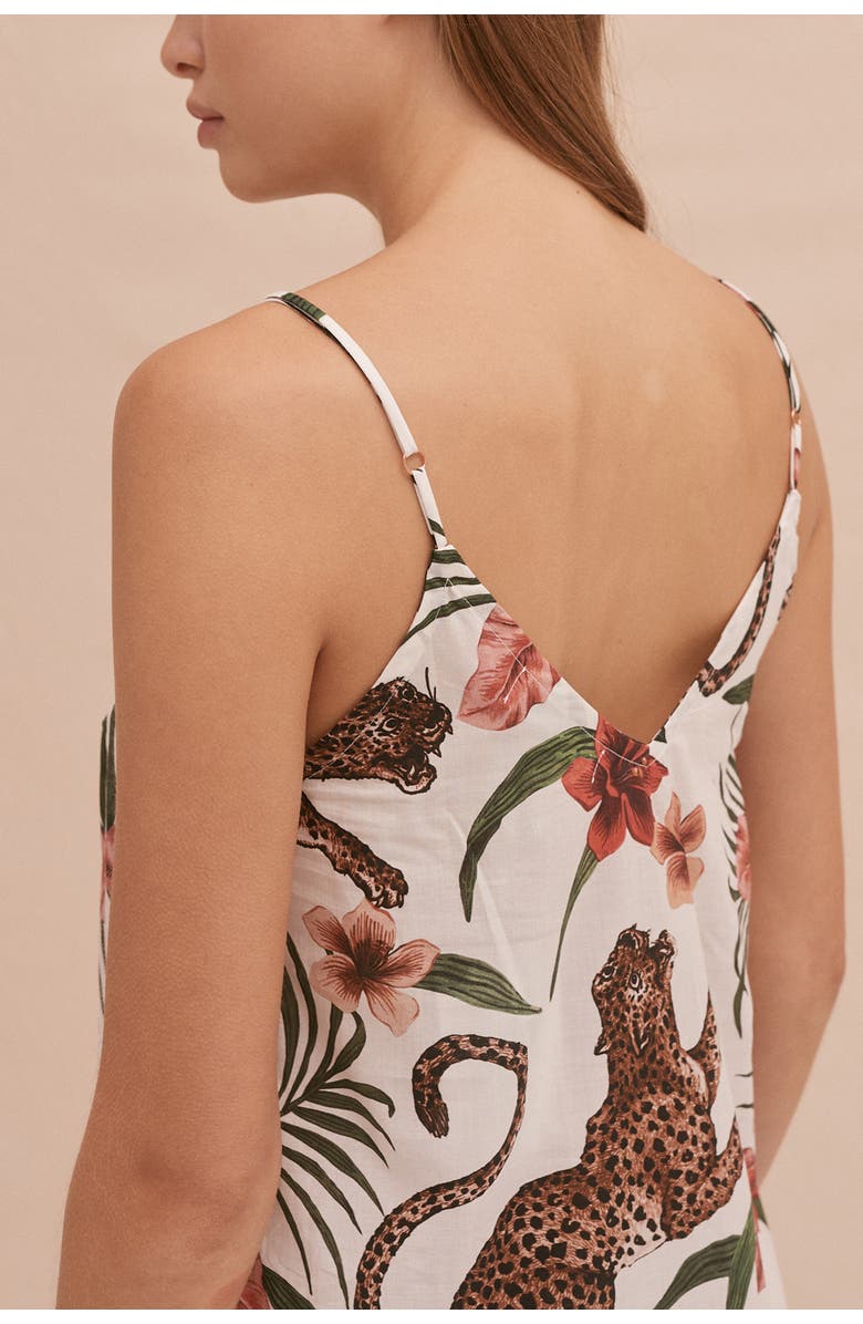 Desmond & Dempsey Slip Nightie, Alternate, color, Soleia Cream