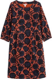 Seasalt Cornwall Herb Garden Floral Corduroy Dress