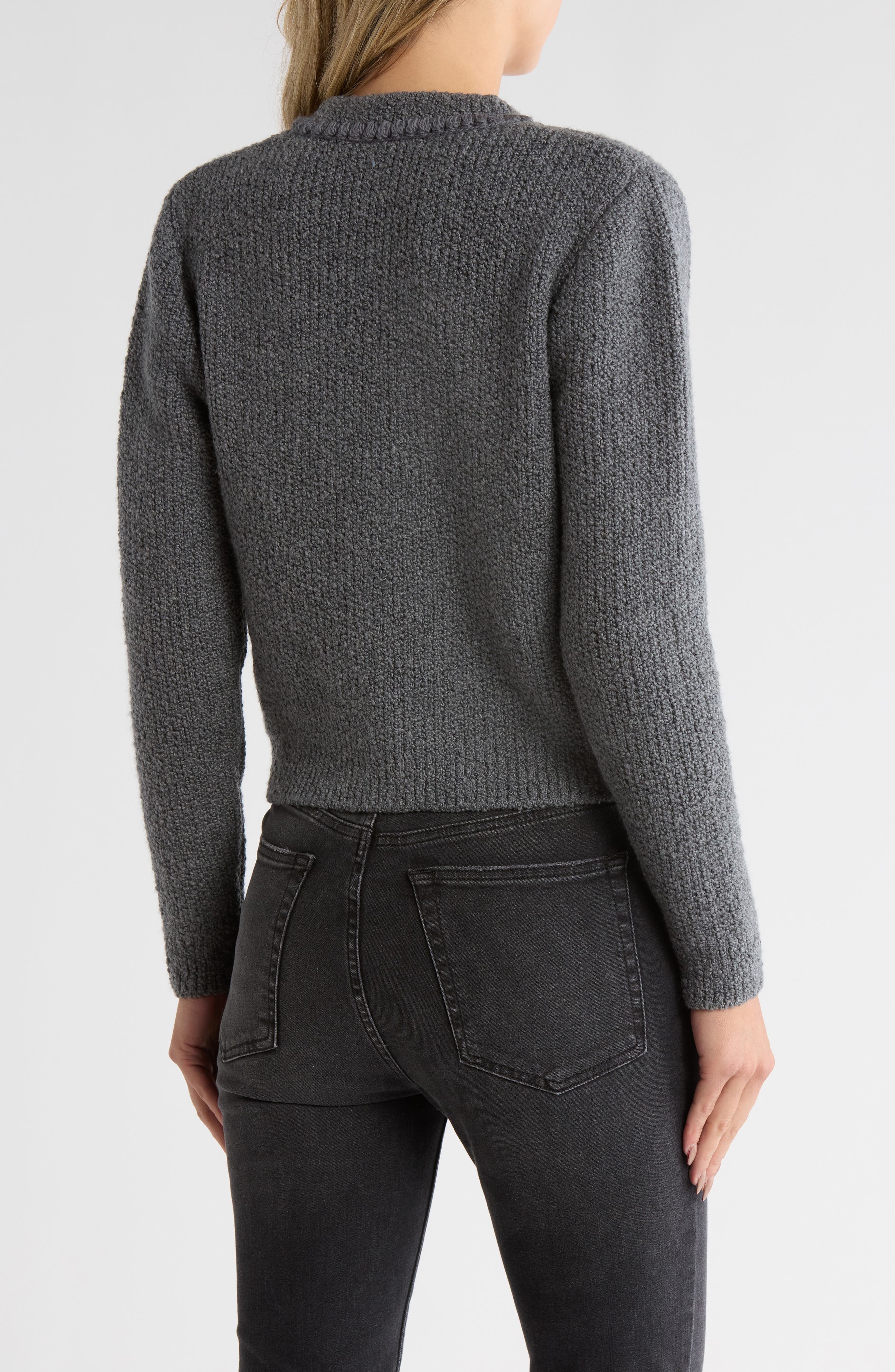 Double Pocket Crop Cardigan - image 2