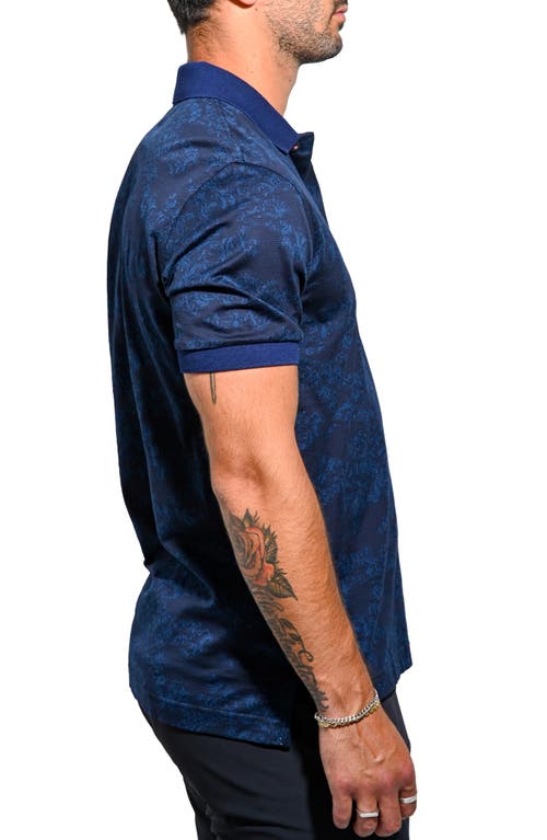 Maceoo Mozart Triangle Polo In Blue