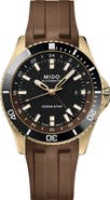 MIDO Ocean Star GMT Automatic Rubber Strap Watch, 44mm
