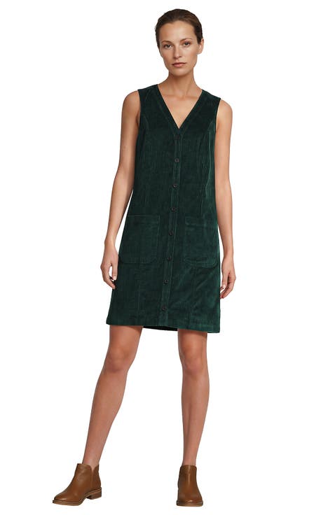 Wide Wale Corduroy Shift Dress