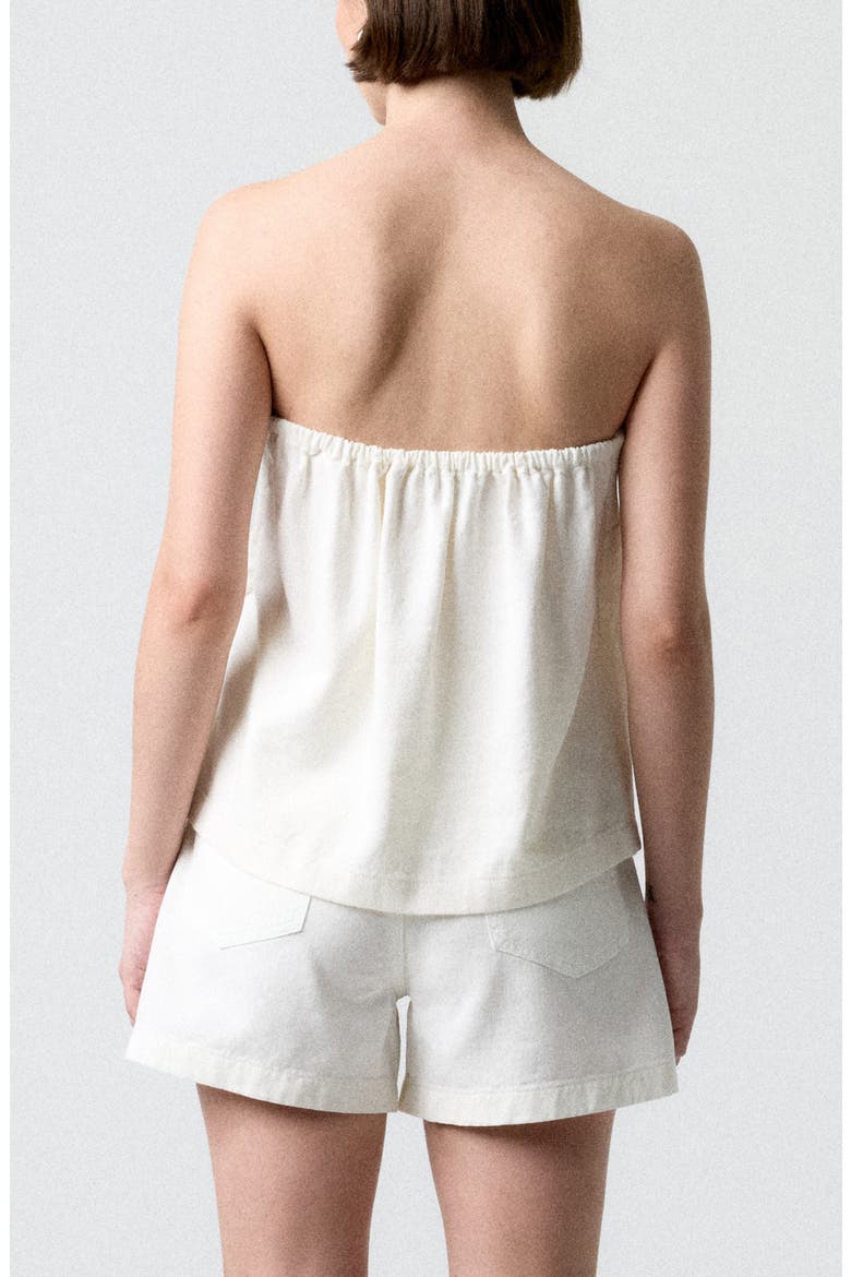 Krissy Strapless Top, Alternate, color, EGRET