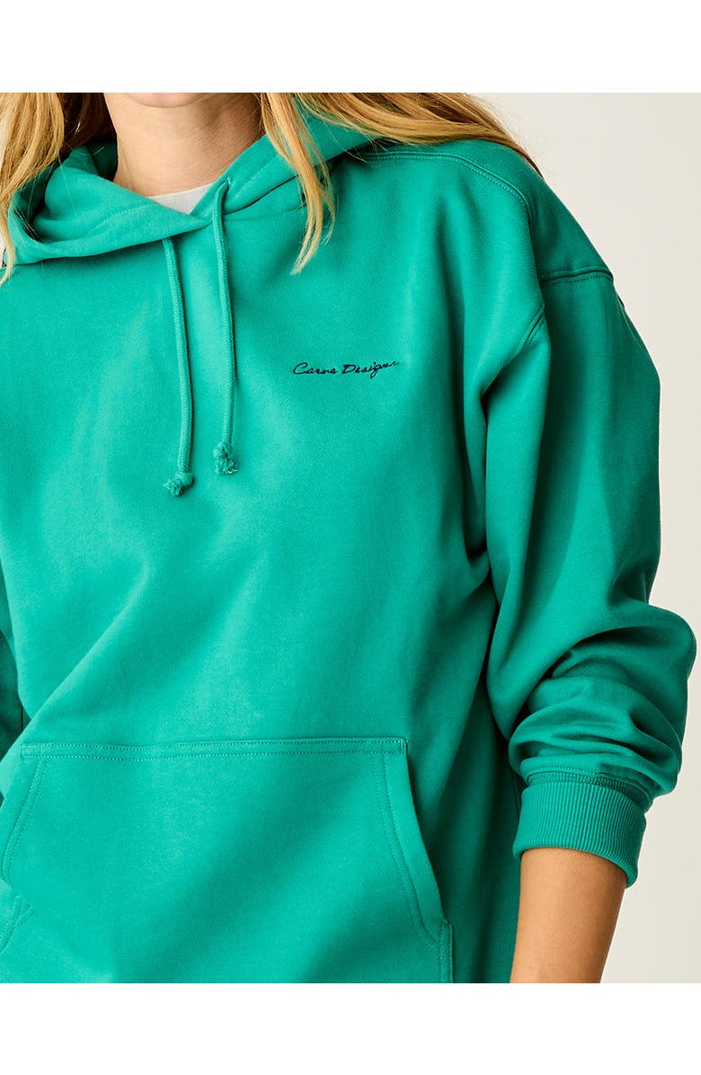 Carve Designs Hawthorne Hoodie, Alternate, color, Jade Logo