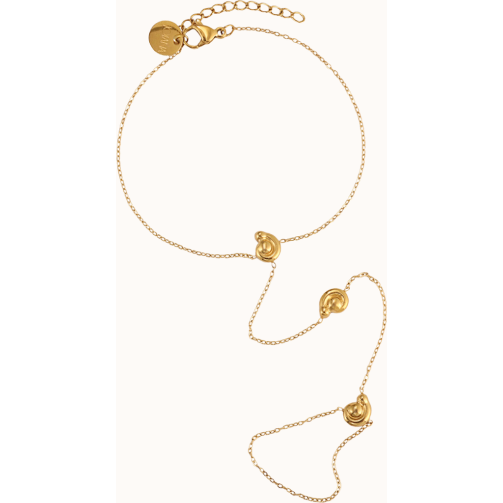 Joiana Jewelry Cove Hand Chain In Gold