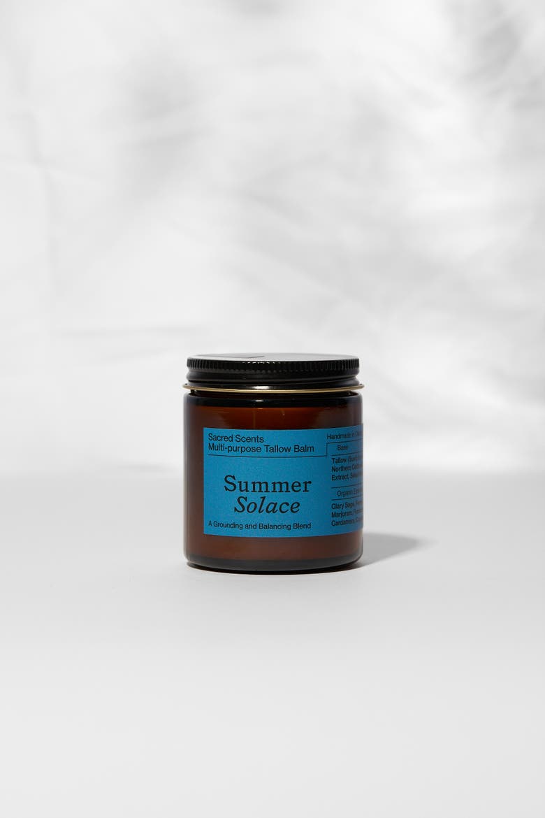 Sacred Scents Spiritual Tallow Balm - Regenerative Tallow, Main, color, Dark Blue Jar