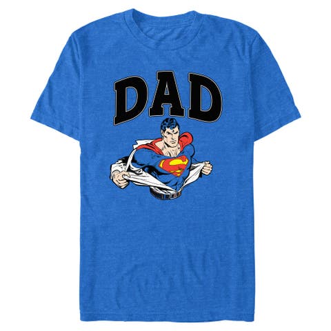 Men's Superman My Super Dad  Graphic T-Shirt