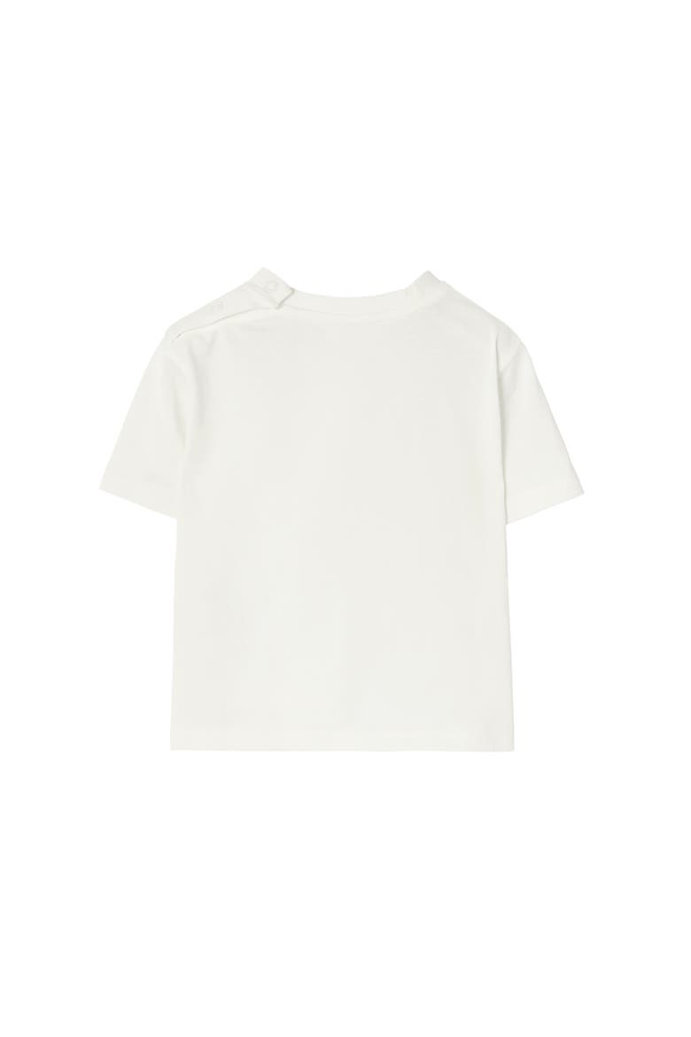 Rain Bear Cotton T-shirt, Alternate, color, Chalk white