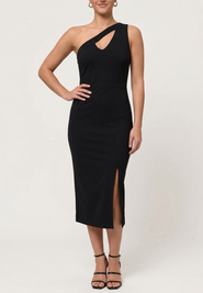 RACHEL Rachel Roy Lara One-Shoulder Midi Dress