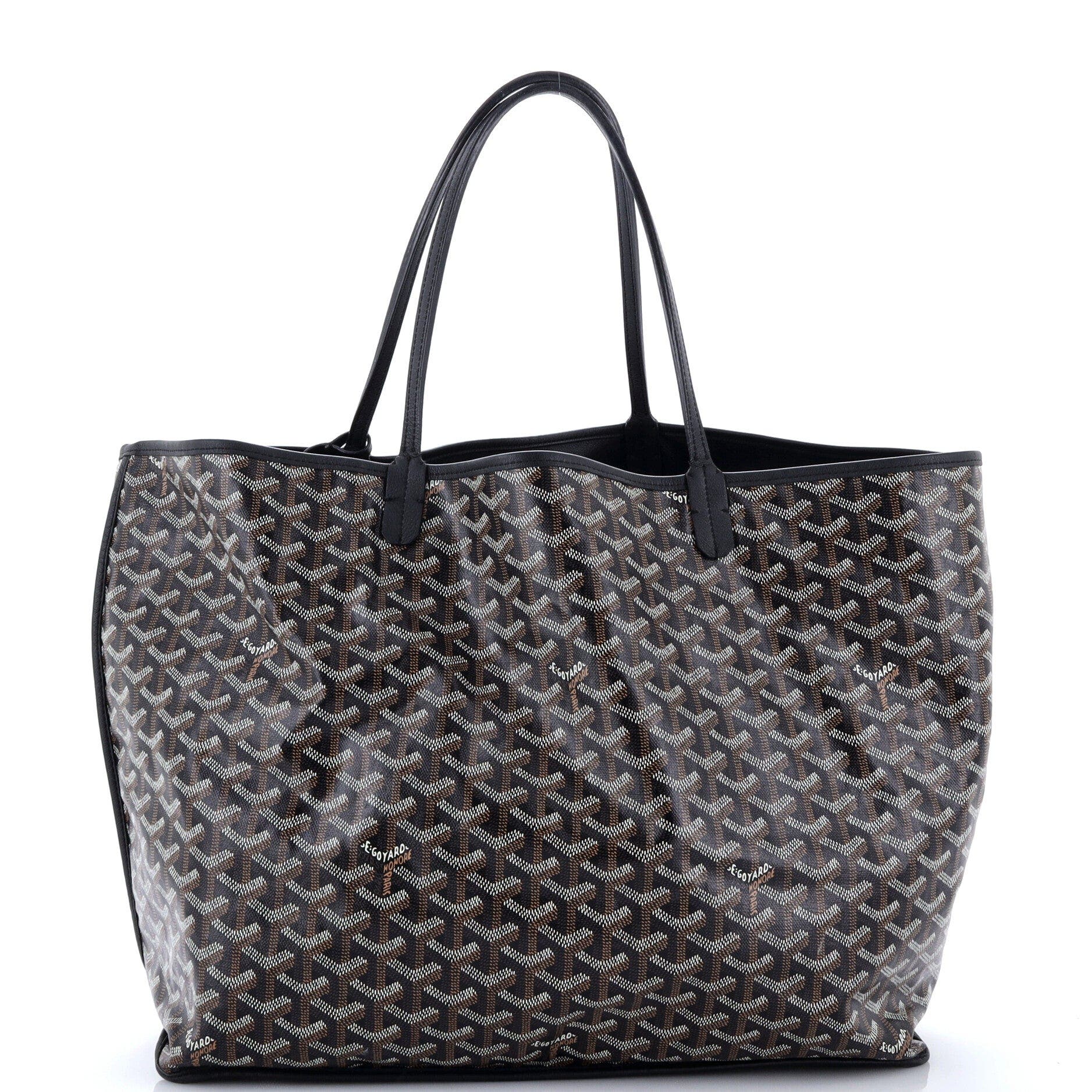 Anjou Reversible Tote Coated Canvas GM, Main, color, Black