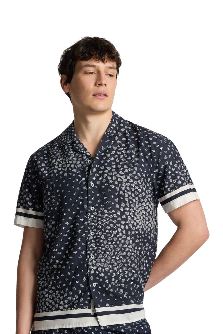 Tencel Vacation T-Shirt, Alternate, color, Midnight