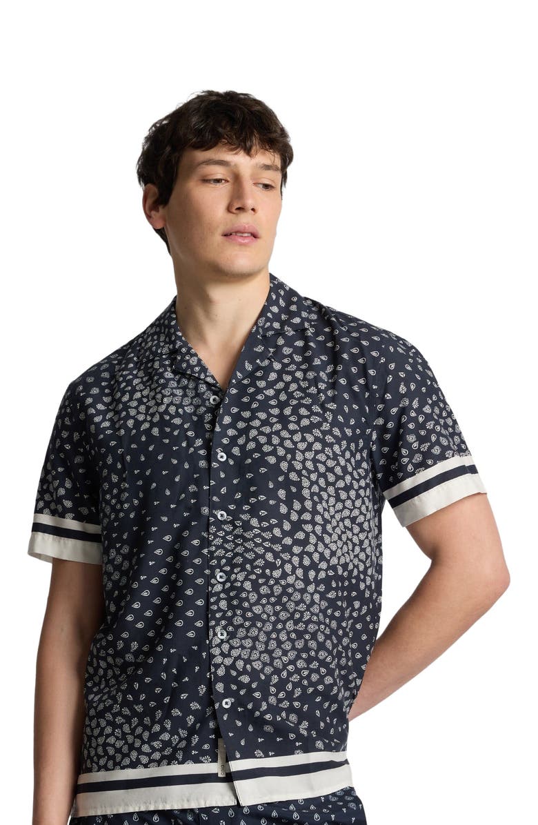 Onia Tencel Vacation T-Shirt, Alternate, color, Midnight