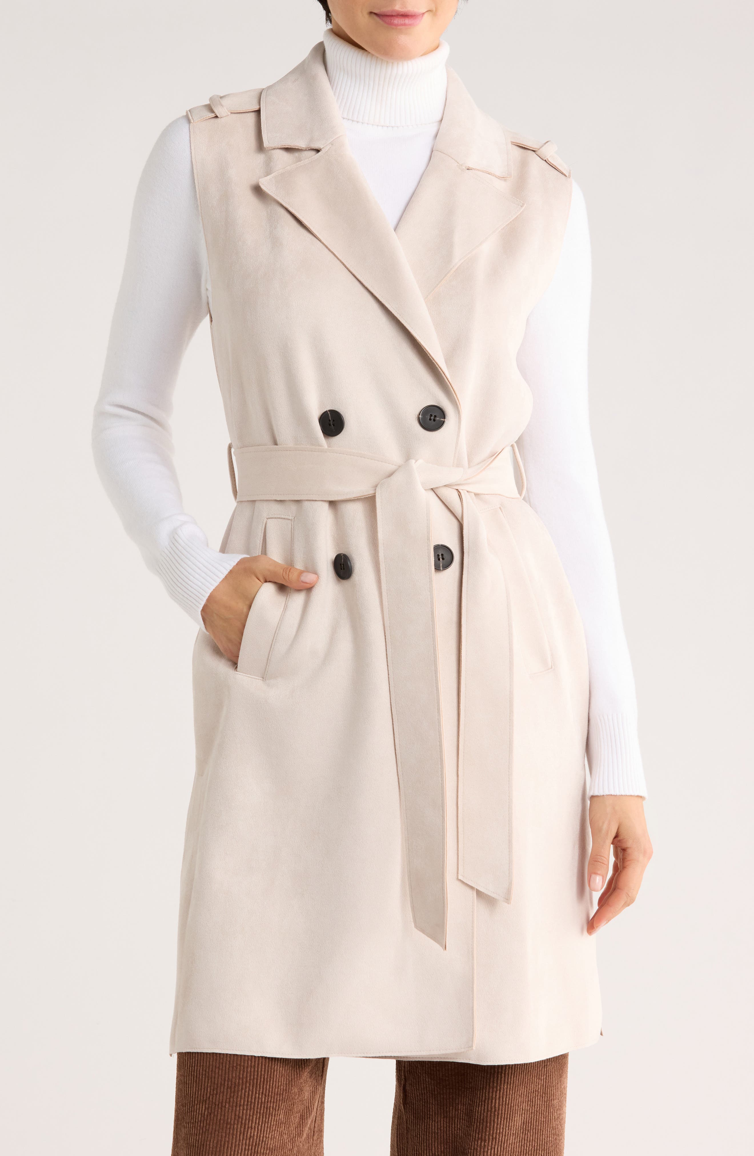 Double Breasted Blazer Vest