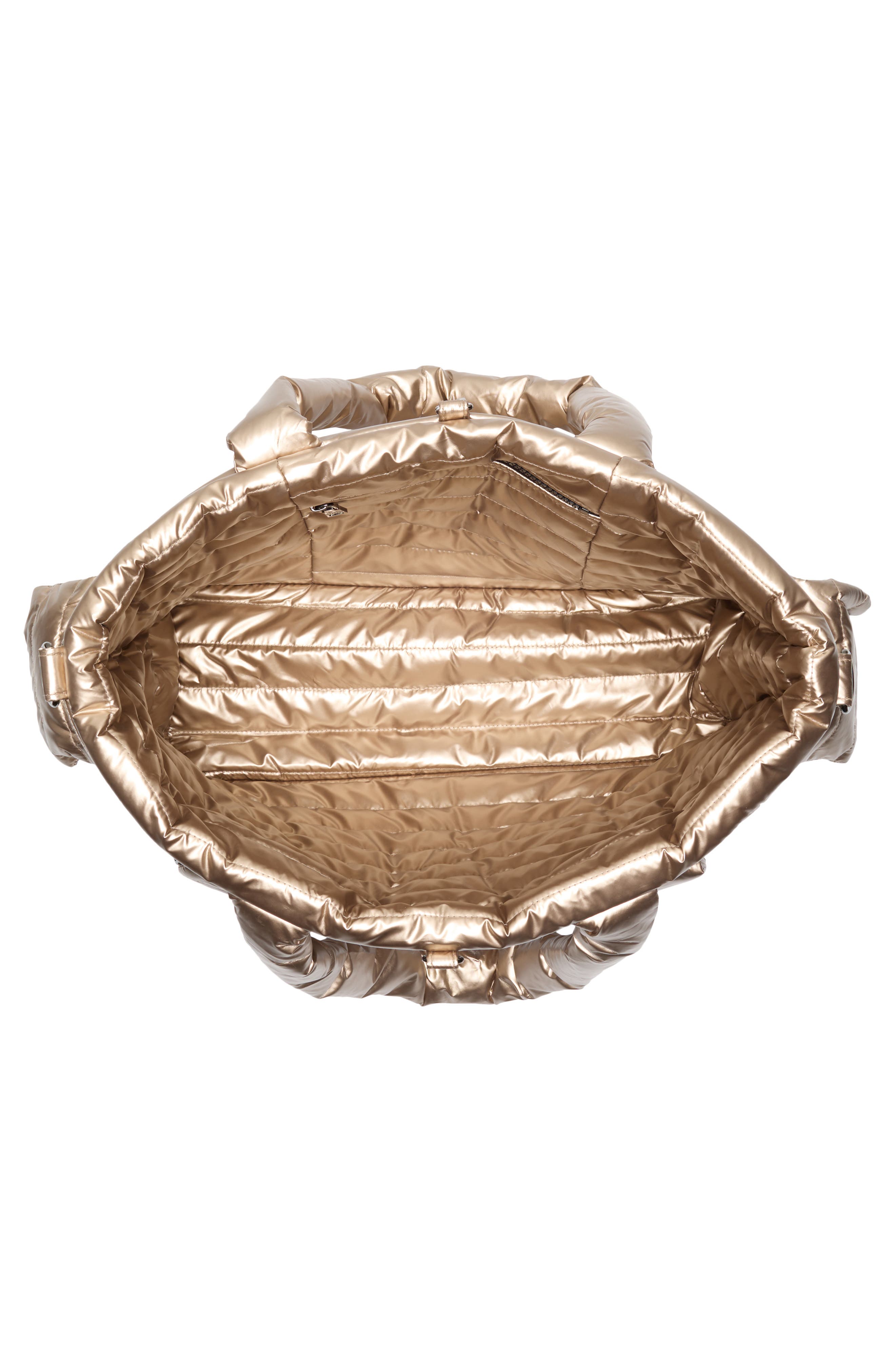 THINK ROYLN Two Faced Reversible Tote, Alternate, color, Pearl Cashmere