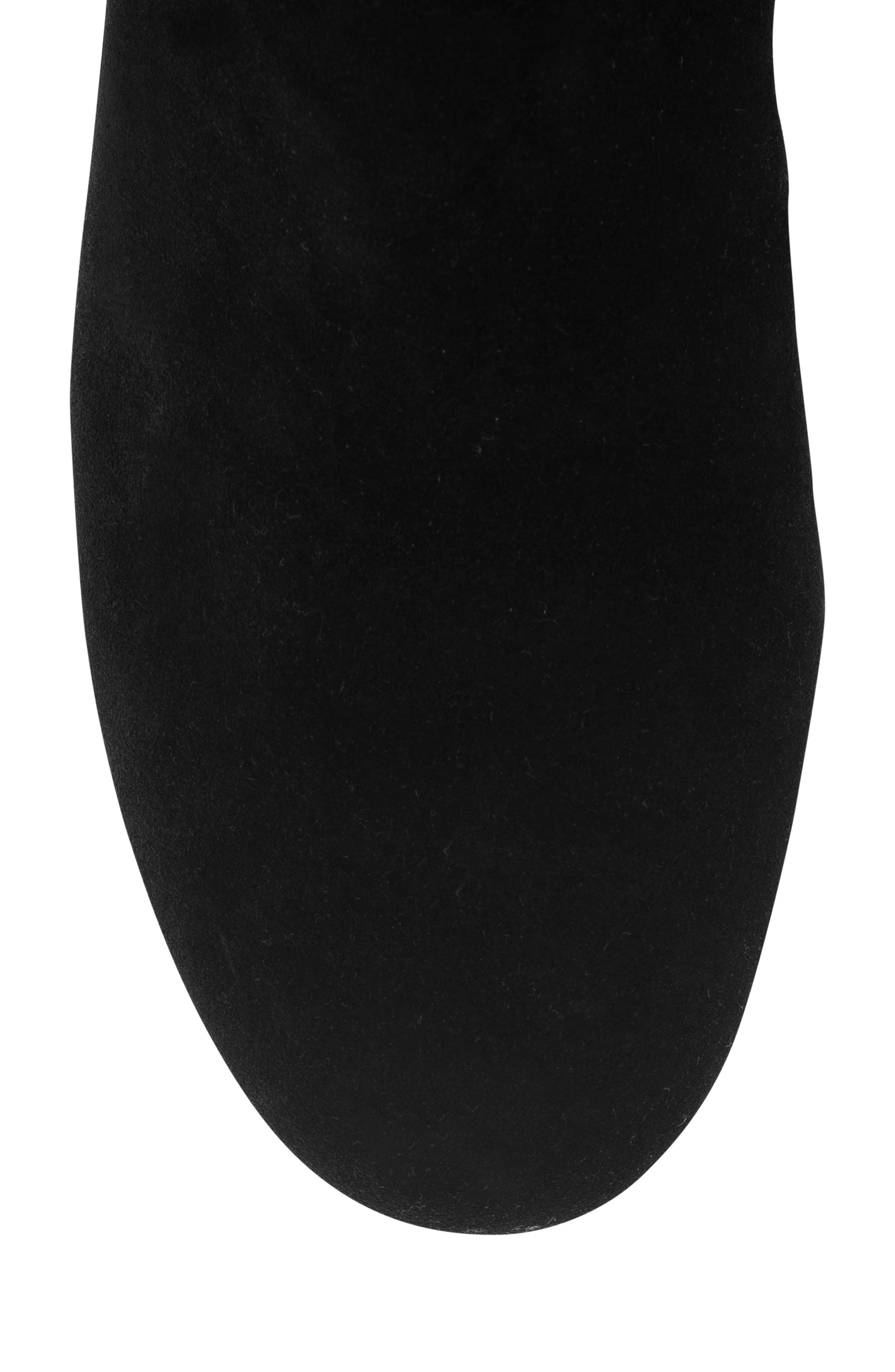 Mercy Waterproof Wedge Knee High Boot, Alternate, color, BLACK SUEDE