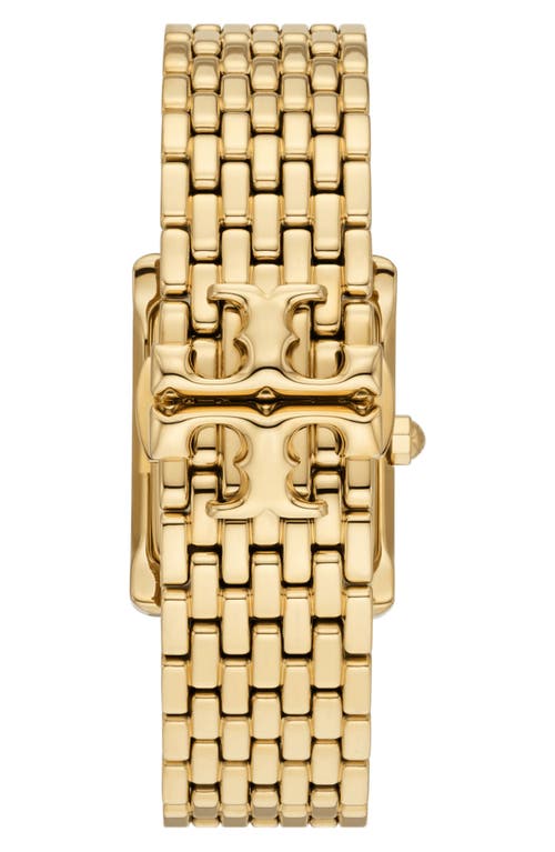 Tory Burch The Eleanor Gold Ss 25x34mm In Gold