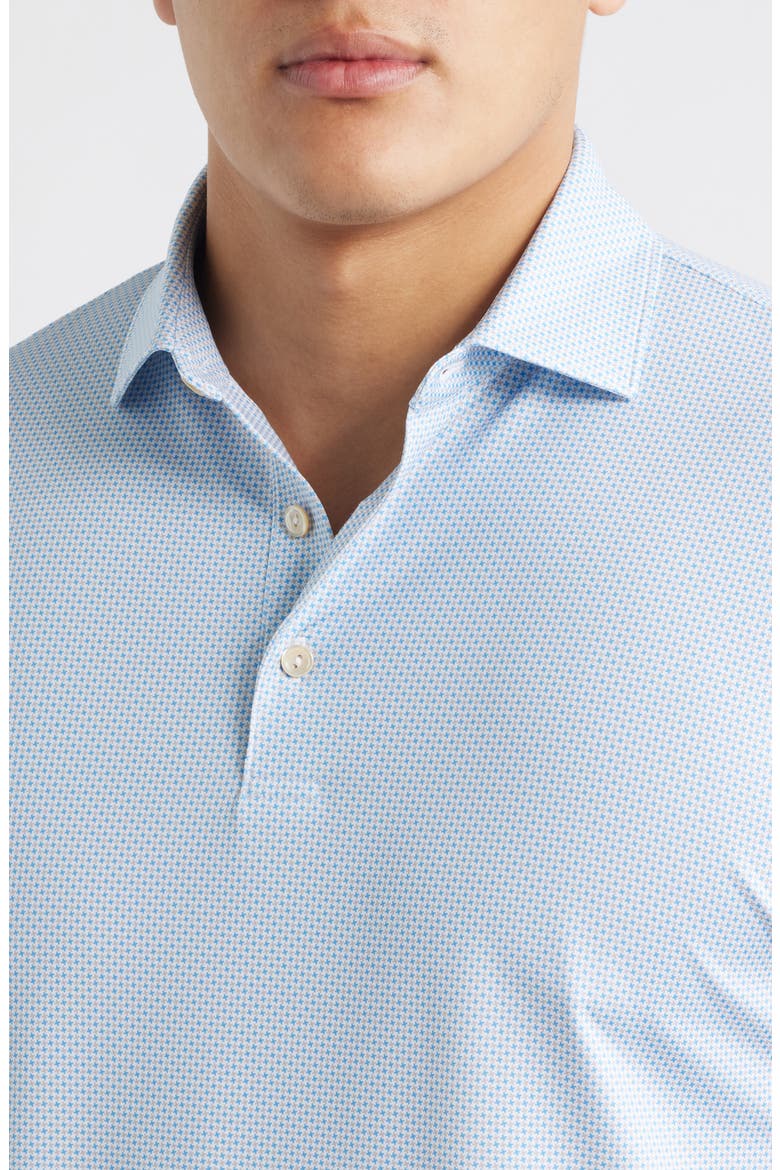 Phoenix Performance Jersey Golf Polo, Alternate, color, WHITE / BLUEBIRD
