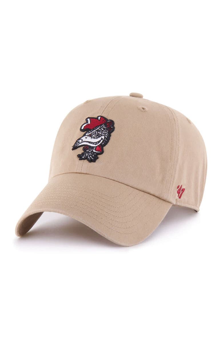 '47 Men's '47 Khaki South Carolina Gamecocks Vault Clean Up Adjustable Hat, Main, color, 