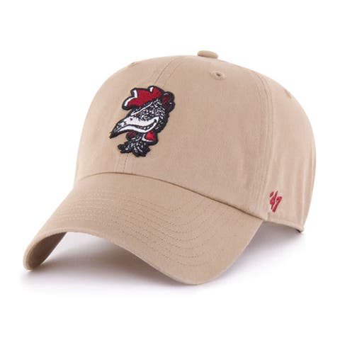 Men's '47 Khaki South Carolina Gamecocks Vault Clean Up Adjustable Hat
