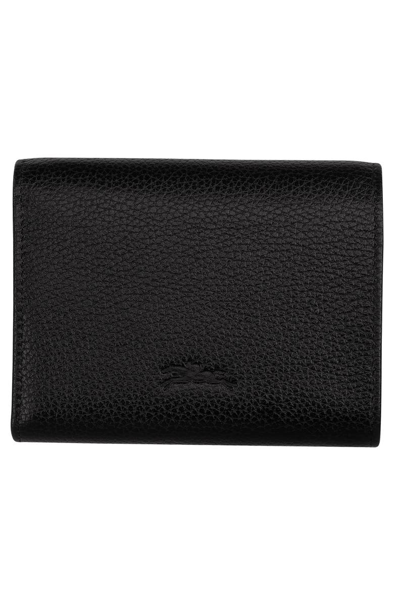 Longchamp Le Foulonné Leather Trifold Wallet, Alternate, color, 