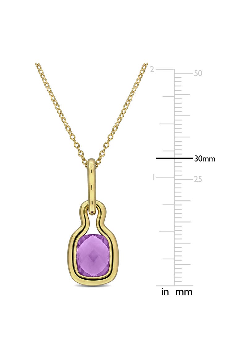 Amethyst Pendant Necklace, Alternate, color, PURPLE