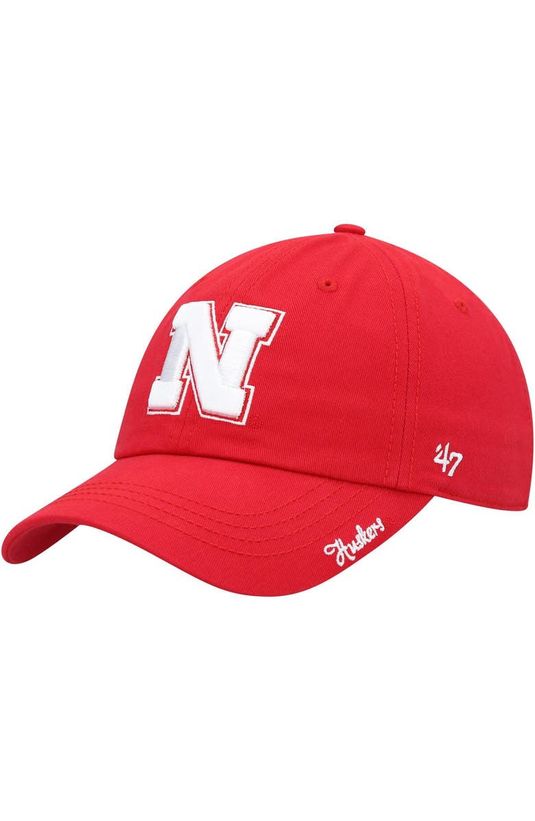 '47 Women's '47 Scarlet Nebraska Huskers Miata Clean Up Logo Adjustable Hat, Main, color, Scarlet