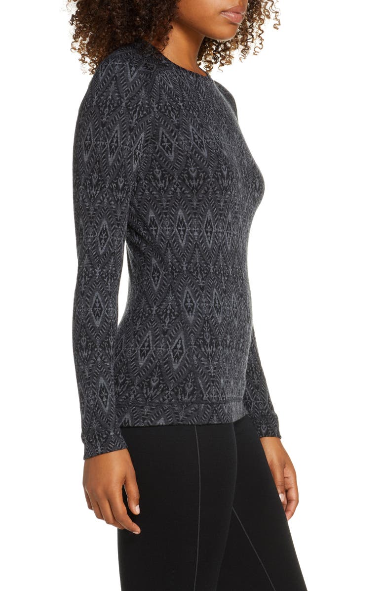 Smartwool Merino 250 Pattern Base Layer Crew Top, Alternate, color, 