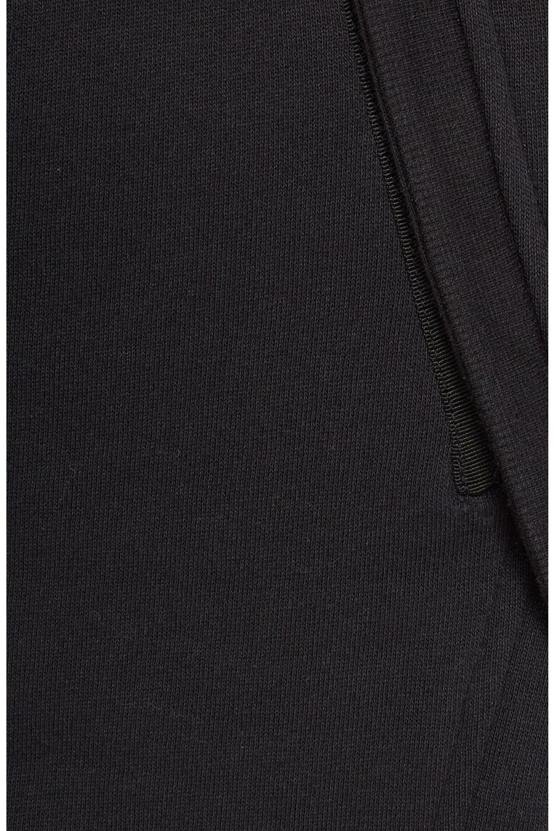 'Snowdrift' Asymmetrical Zip Sweatshirt, Alternate, color, BLACK