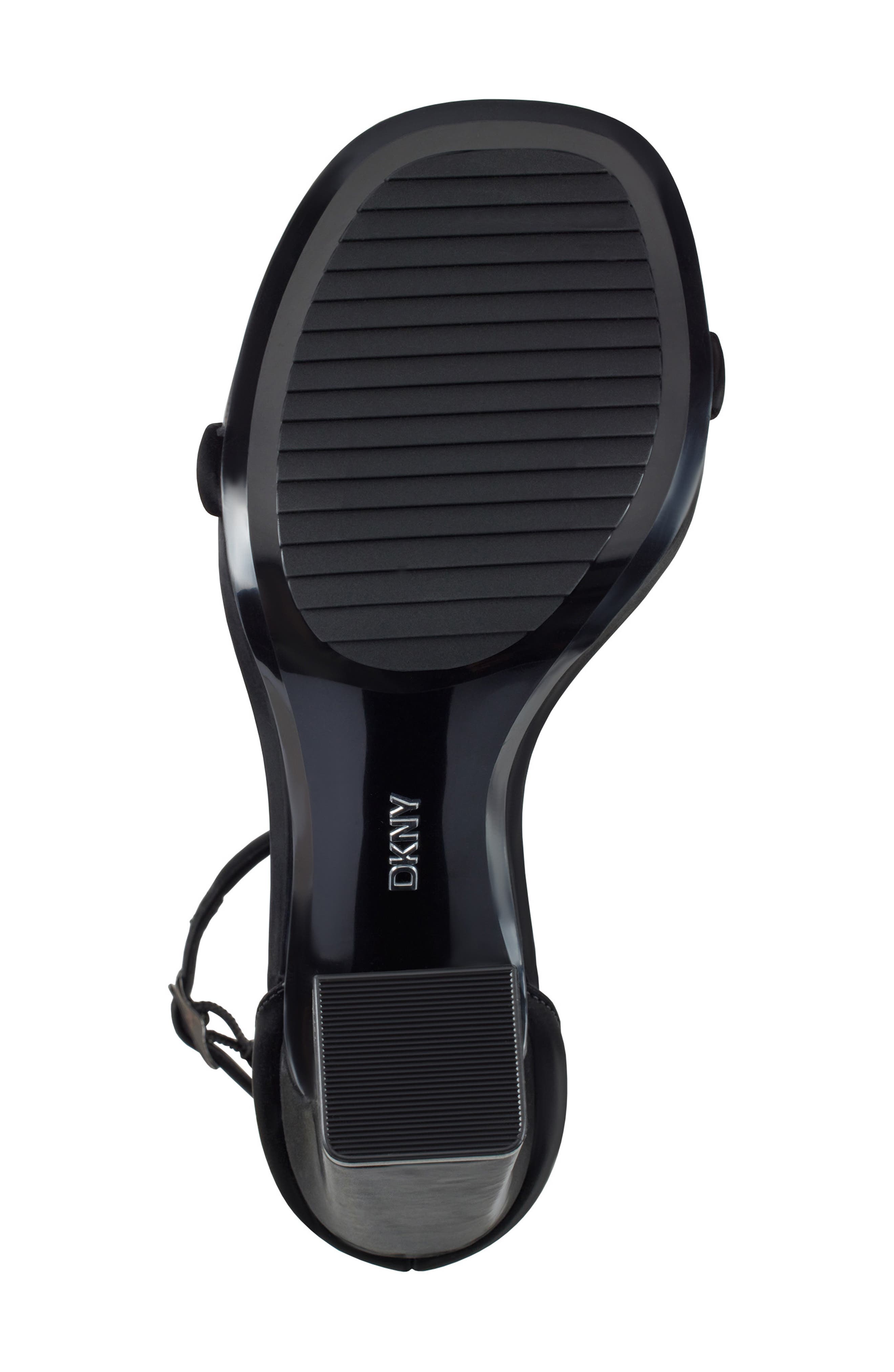 DKNY Waylin Ankle Strap Sandal, Alternate, color, Black