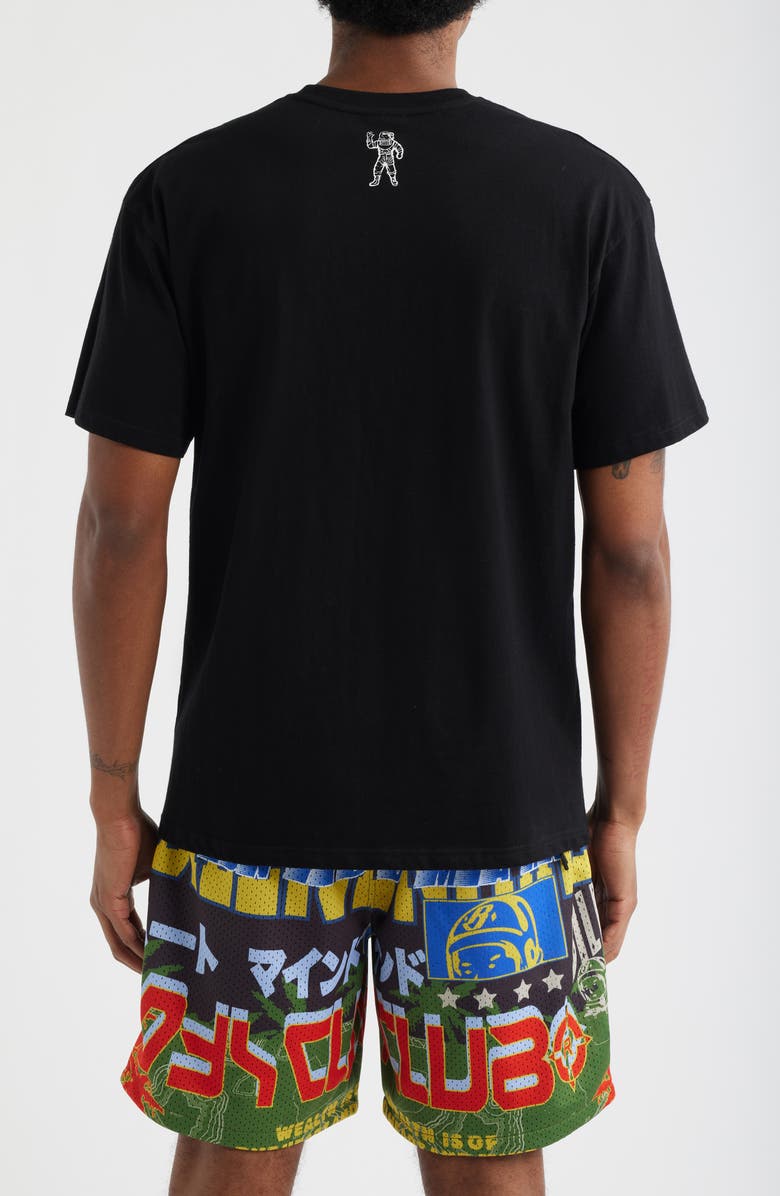Billionaire Boys Club Curve Collage Cotton Graphic T-Shirt, Alternate, color, Black