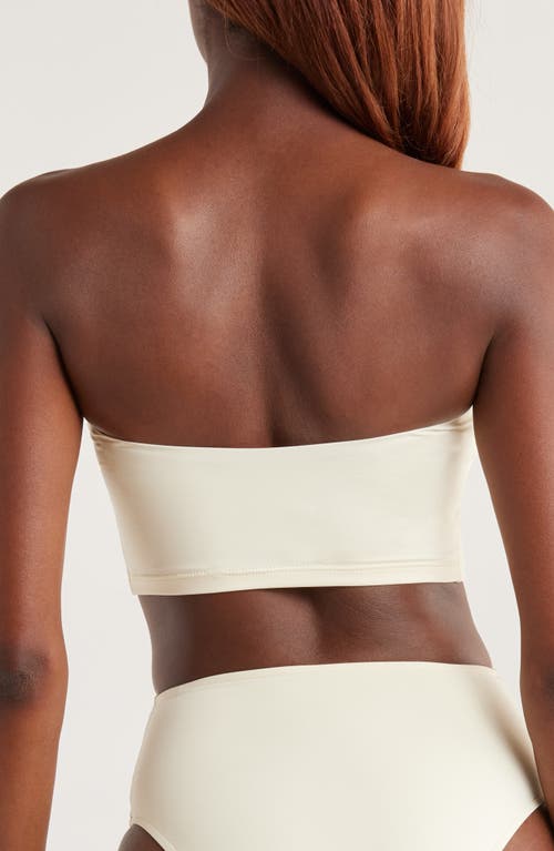 Bondi Born Stella Strapless Bikini Top In White