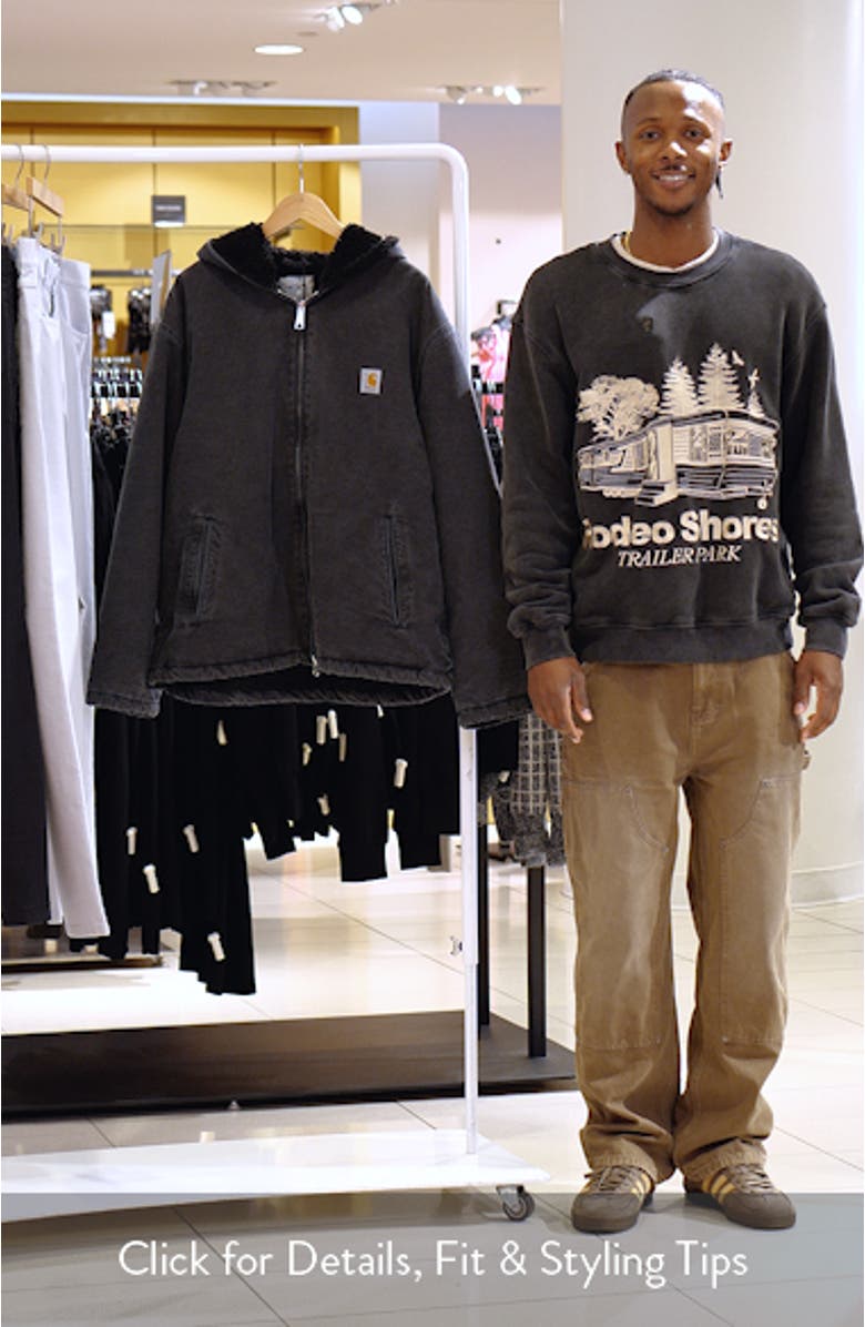 Mitch Fleece Lined Hooded Jacket, sales video thumbnail