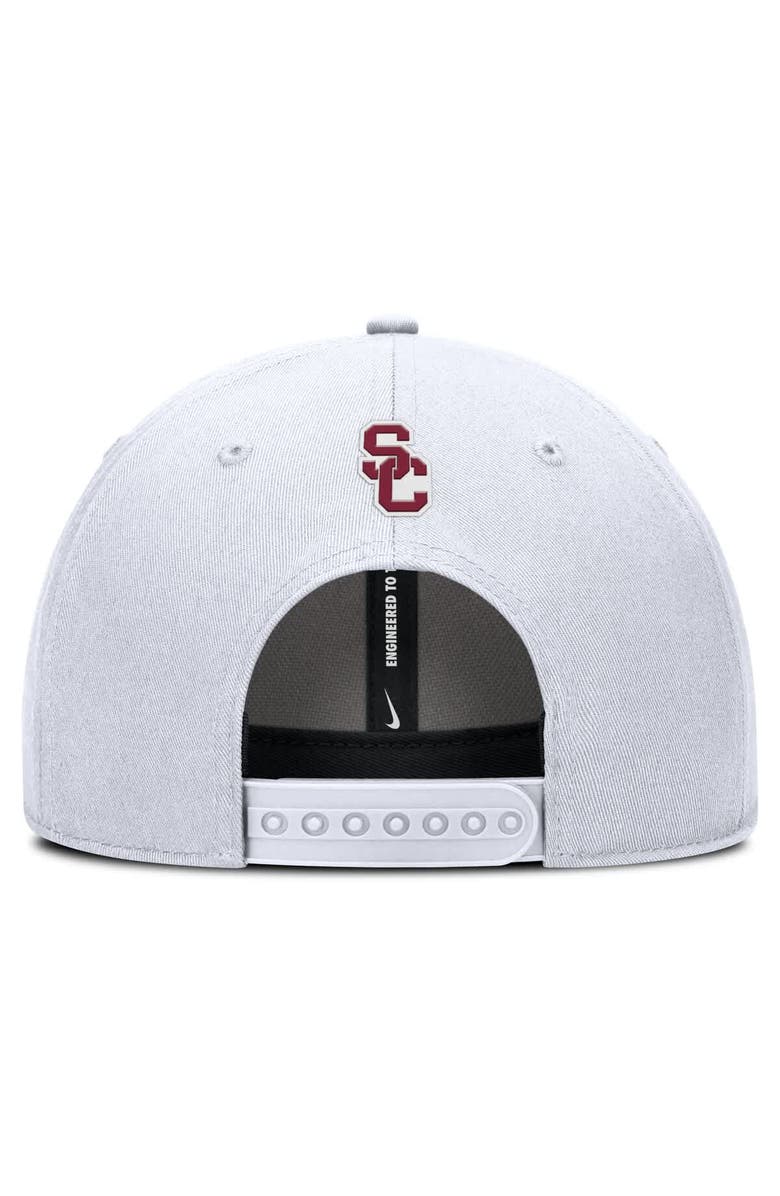 Nike Men's Nike  White USC Trojans Rise Practice Adjustable Hat, Alternate, color, White