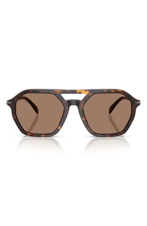 Jackson Hole 57mm Pilot Sunglasses