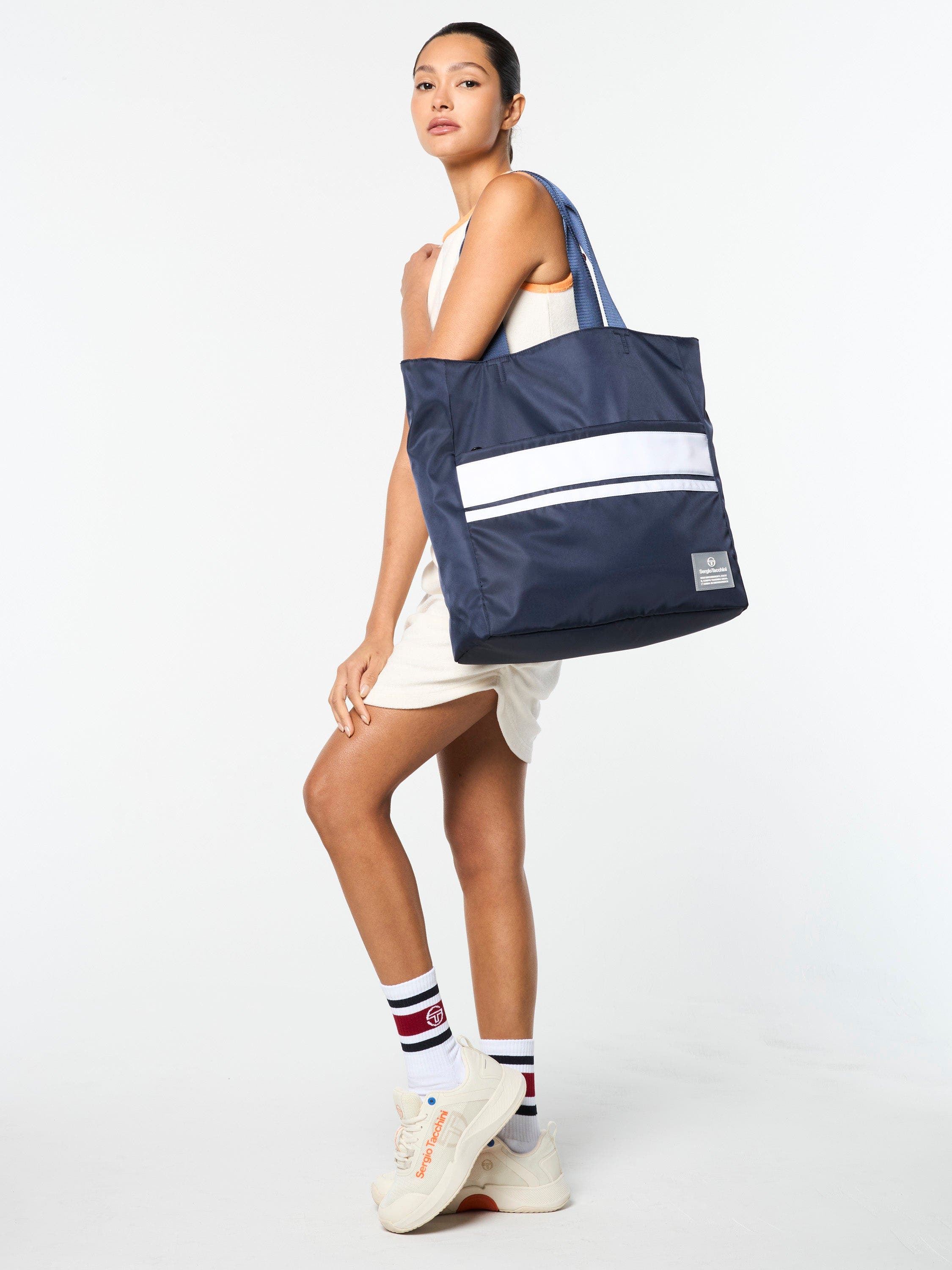 Sergio Tacchini Tennis Tote, Alternate, color, Maritime Blue